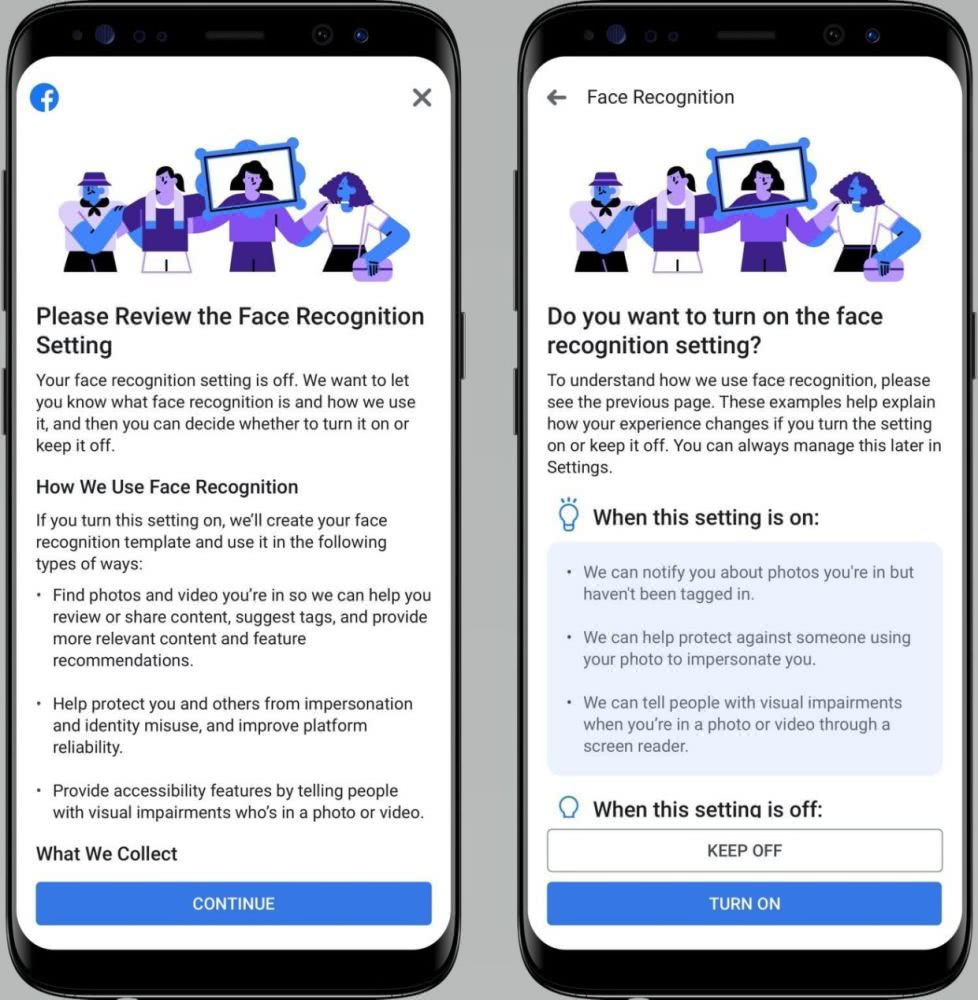 Facebook整改：不再默认启用人脸识别功能