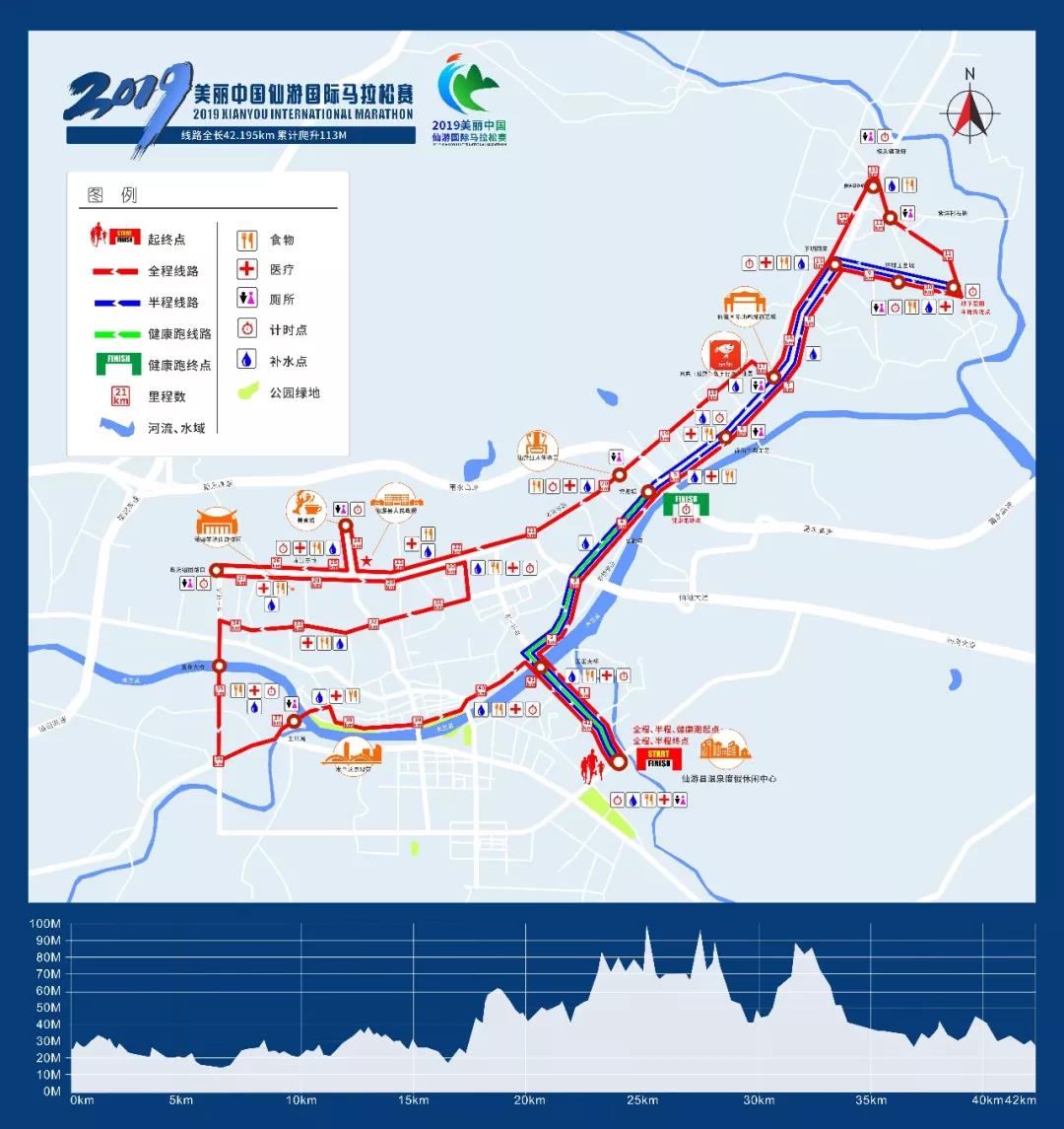 赛事路线(附路线图)