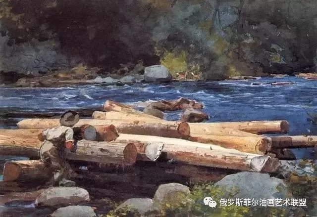 十九世纪美国最杰出的画家温斯洛·霍默水彩作品欣赏