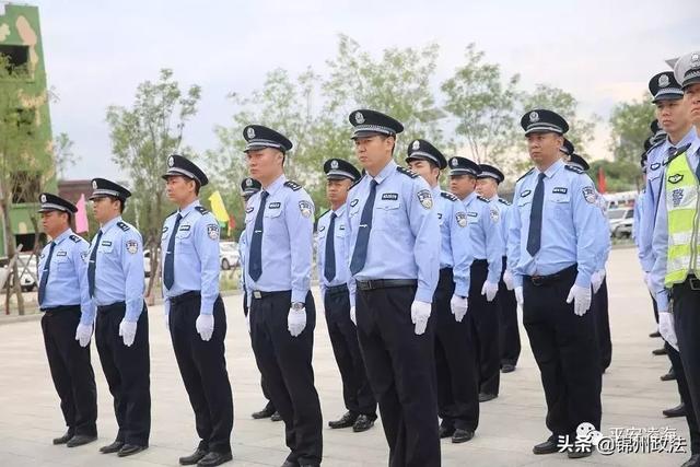 凌海市公安局隆重举行庆祝新中国成立70周年安保誓师大会