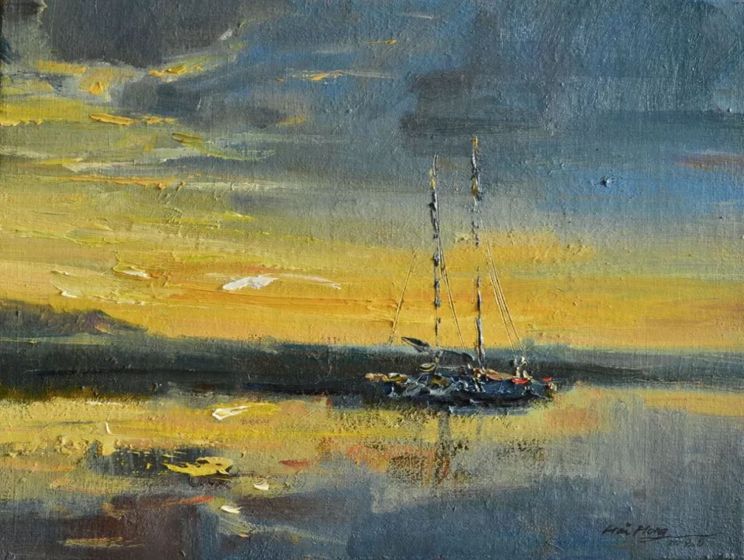 原创「艺术中国」心有画卷亦是情 ——钟海宏风景油画