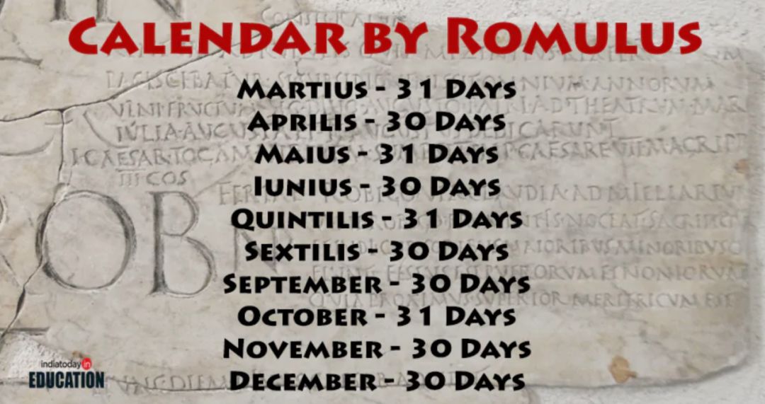 没有冬天的罗马 十二个月的来历_罗马历