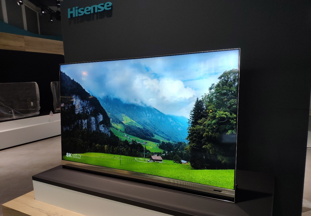海信75英寸8K叠屏电视将亮相IFA刷新高端大屏认知