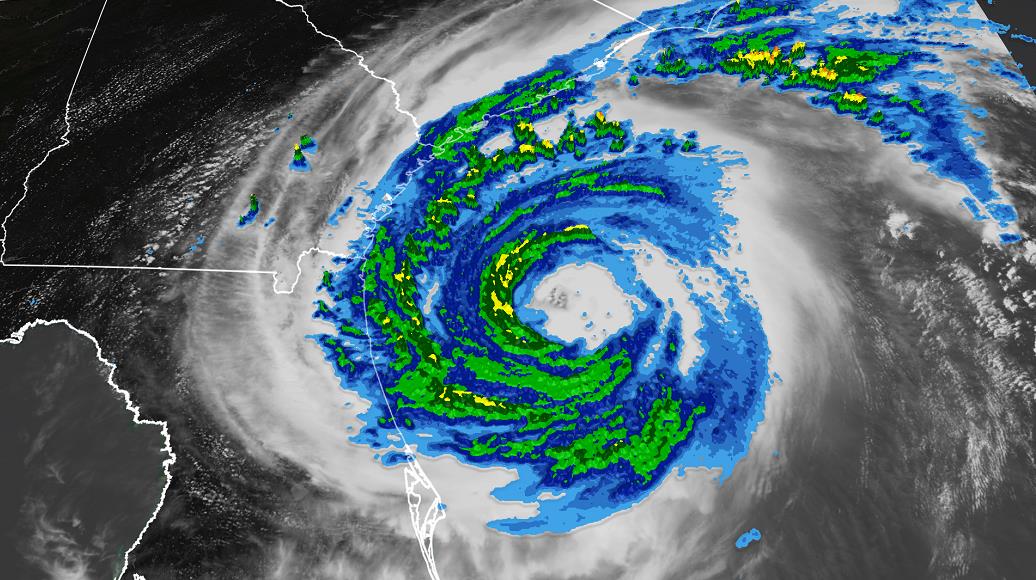 飓风“多利安”靠近美国已造成部分地区停电