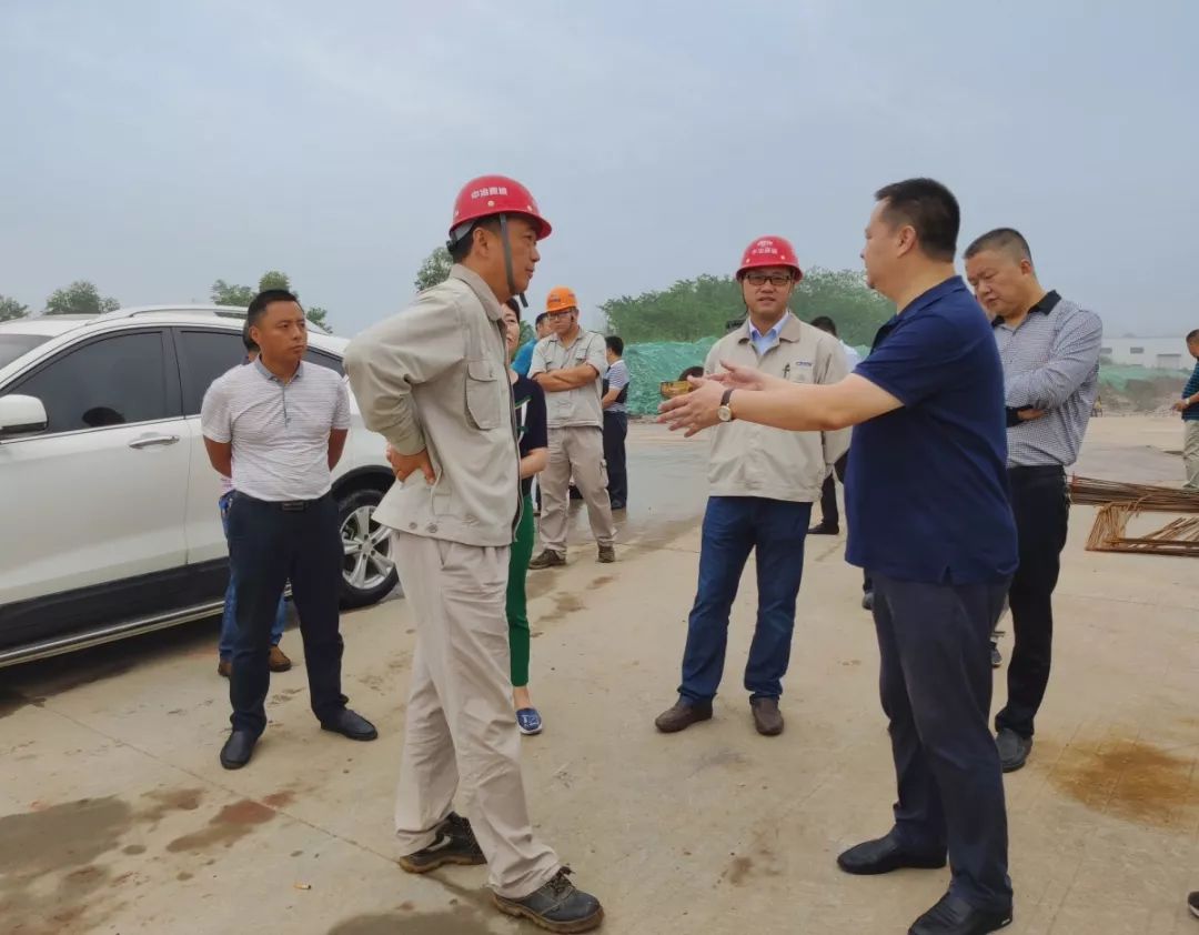 乐山高新区党工委书记广兵调研ppp项目开工道路