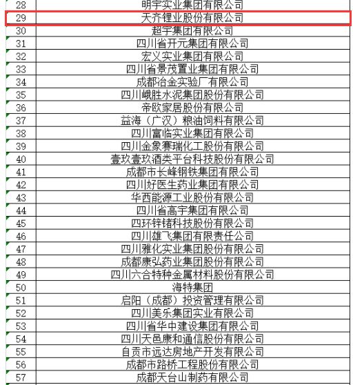 2019年民营企业排行榜_2019年广西民营企业100强排行榜