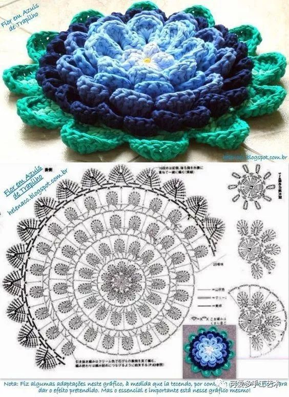 立体玫瑰花的钩法