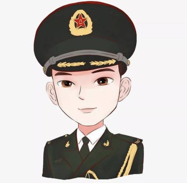 军人口罩卡通_军人戴口罩卡通图片