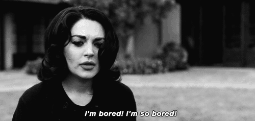 --记住:I'm boring的意思不是我很无聊,