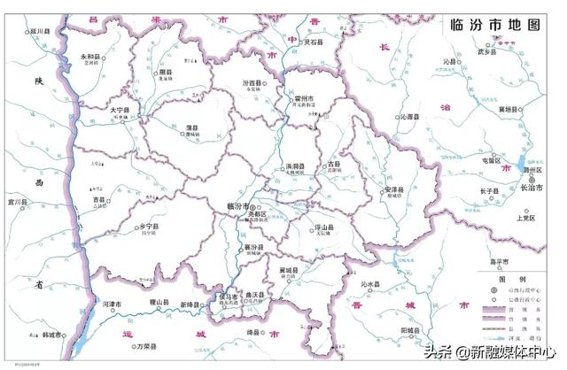 先睹为快2019版临汾市标准地图正式发布