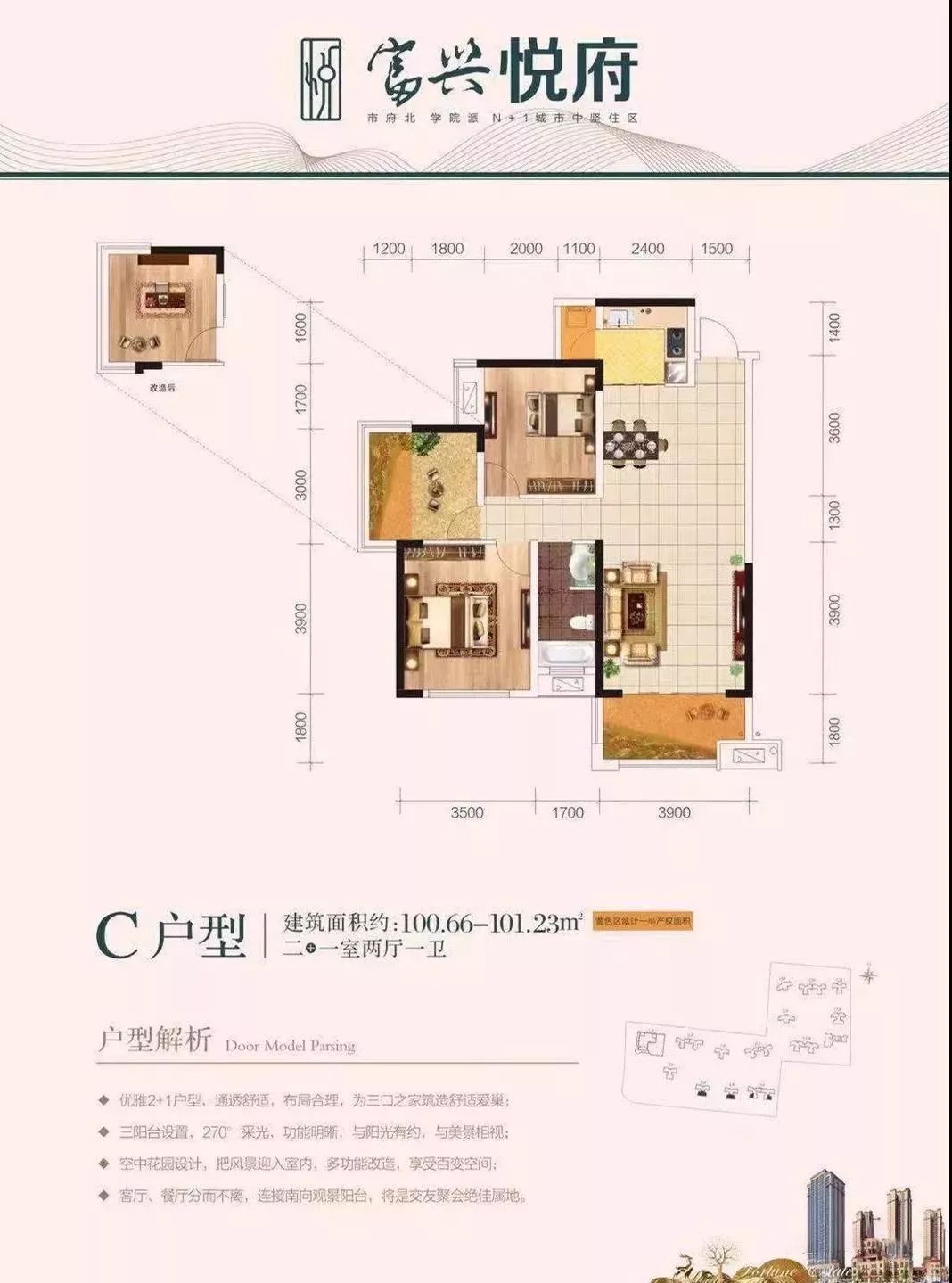 富兴悦府下证启筹滨水新城双地铁规划6字头