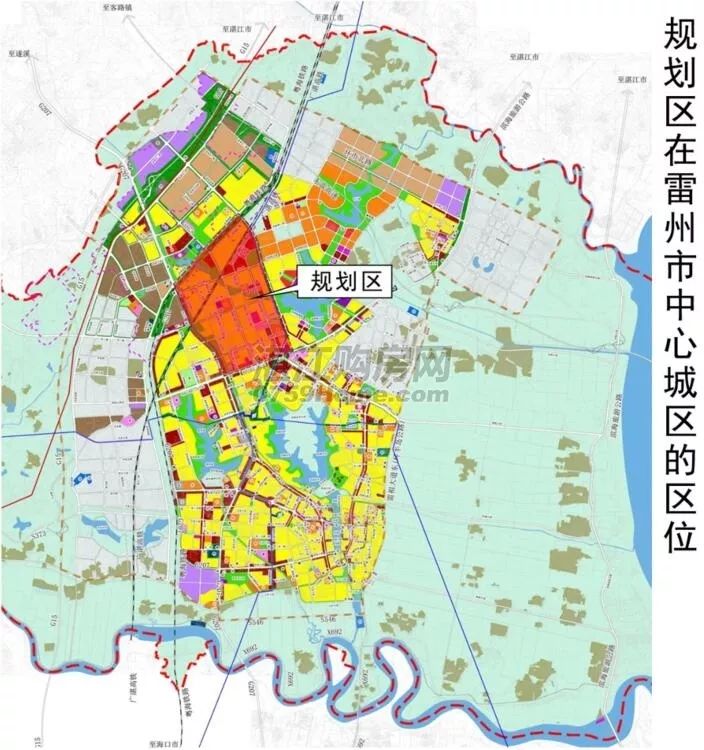 雷州市高铁新区官方规划出炉雷州将迎来高铁入城新时代