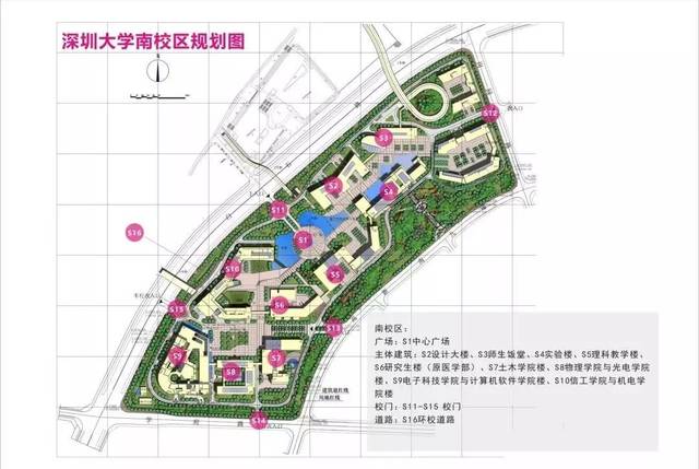 (南校区规划图)
