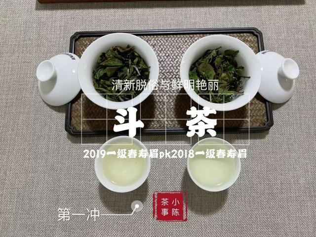 2019春寿眉VS2018春寿眉,来自高山春季白茶