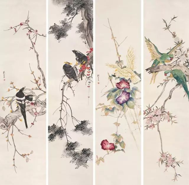 一代宗师刘奎龄工笔画欣赏，百幅高清_搜狐网