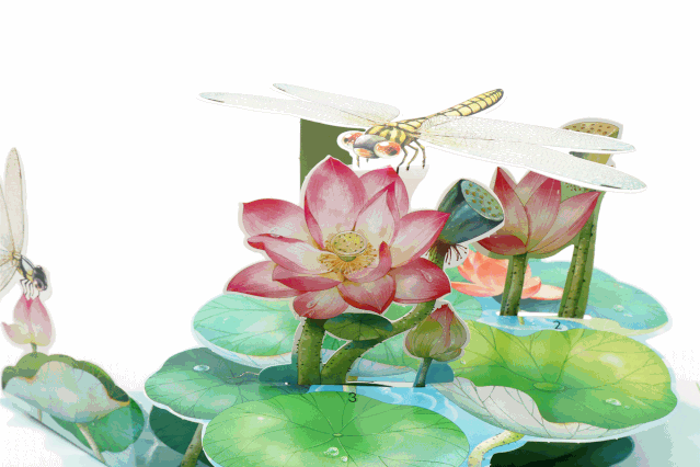 般温柔唯美,惊艳视觉,浓浓的中国风,很适合启蒙孩子对中国国画的认知