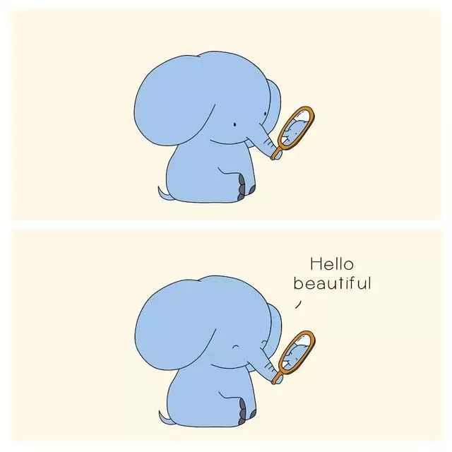 英文漫画:温柔地善待自己,感受这世间美好