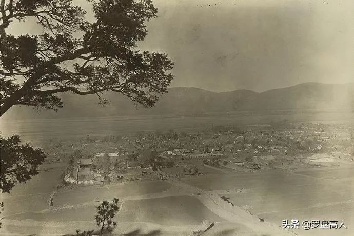 云南老照片19241925年德钦会泽古城和昭通鲁甸的景观