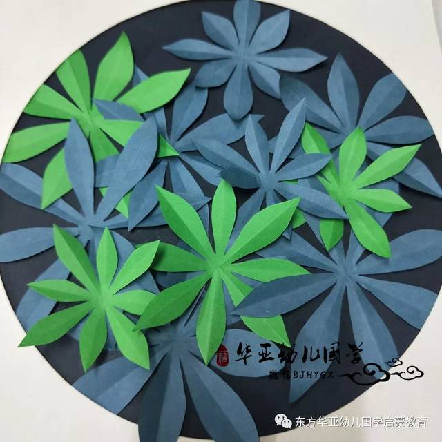 蒹葭苍苍,迎一季秋凉丨华亚国学写意剪纸白露节气环创