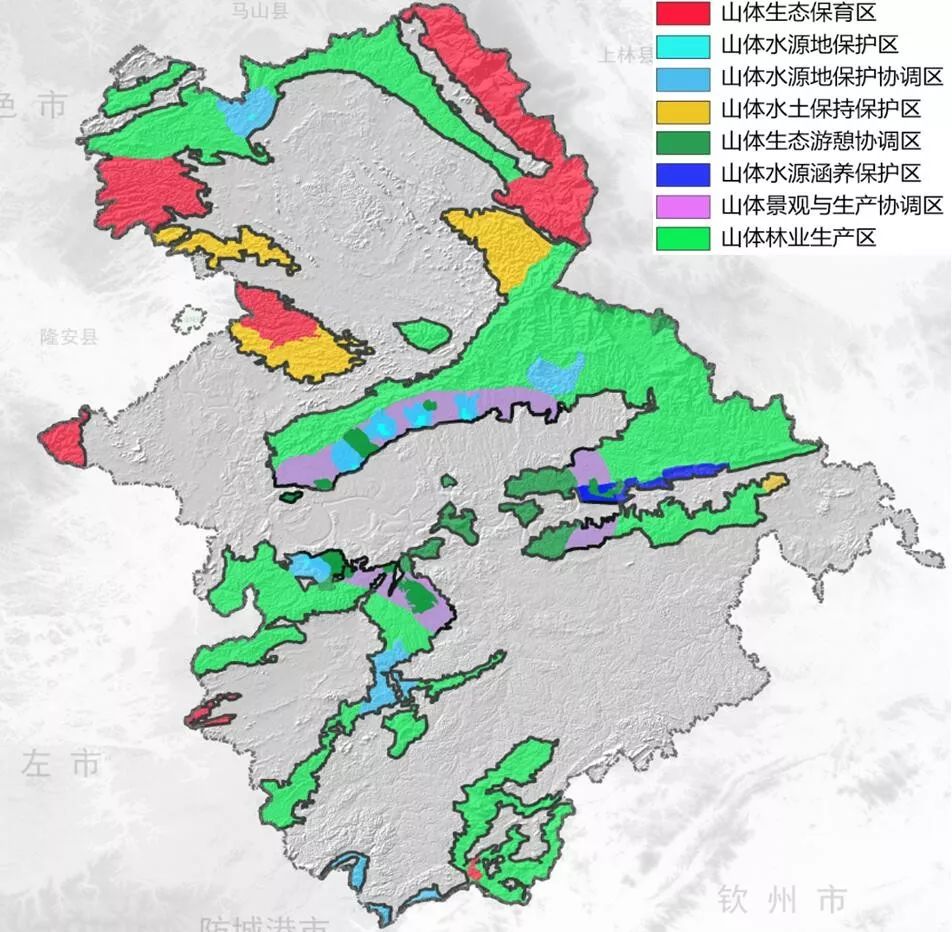 南宁市生态修复规划方案的制定,也应遵循"双评价"思路,先对生命共同体