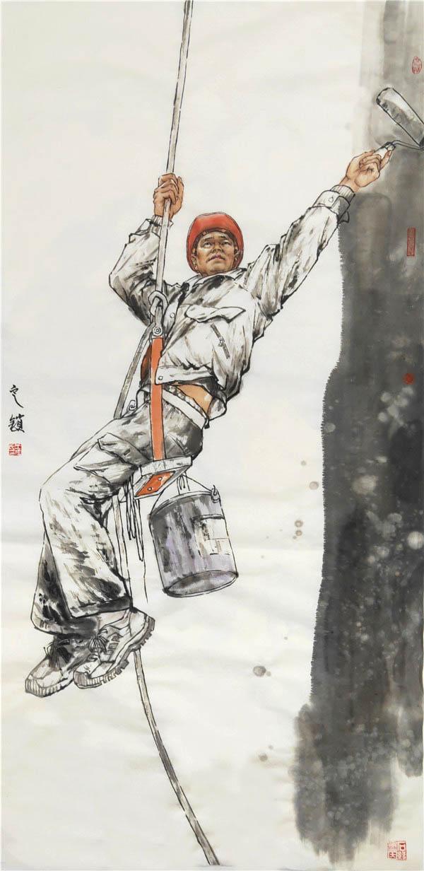 当代著名画家王定锁作品欣赏