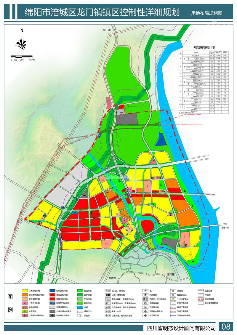 绵阳涪城区龙门镇镇区控制性详细规划出炉!