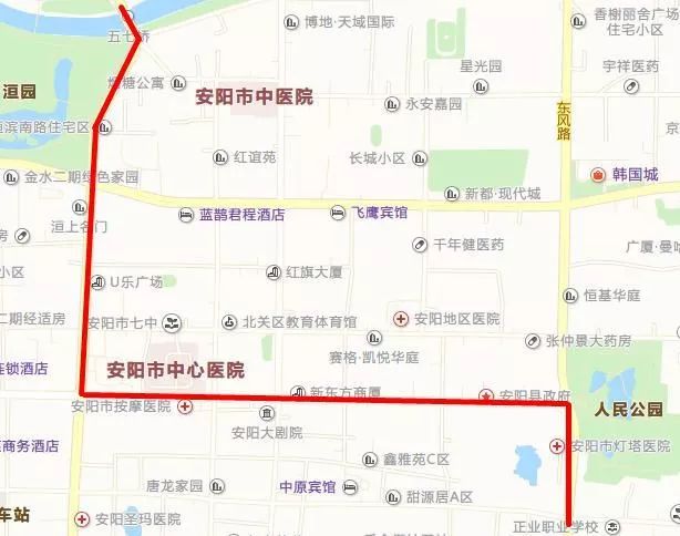 今起,安阳多条公交线路有调整