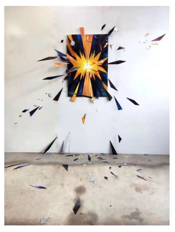 decomposed painting