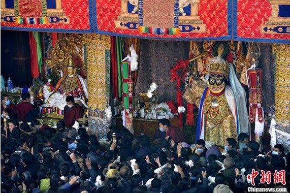 吉祥天母千年不腐之肉身之谜_大昭寺