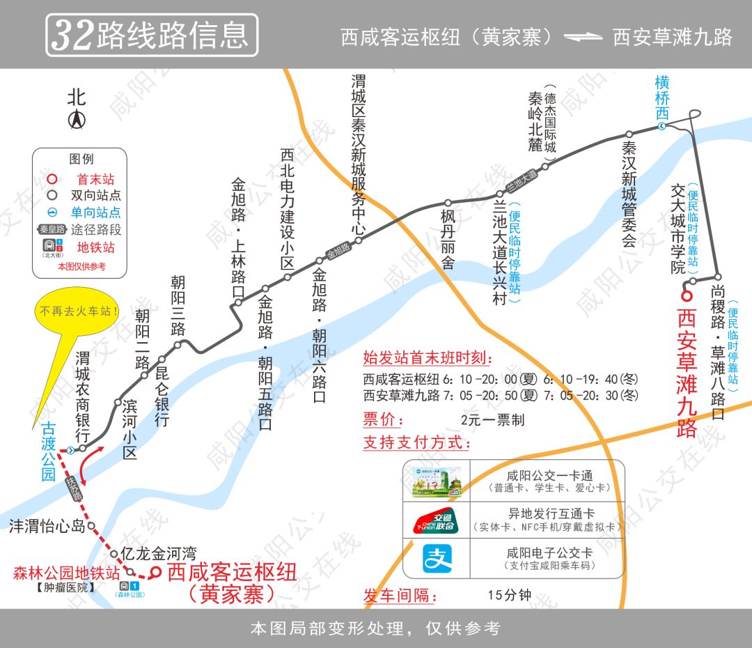 咸阳公交22路,32路,33路线优化延伸~涉及西咸新区多地