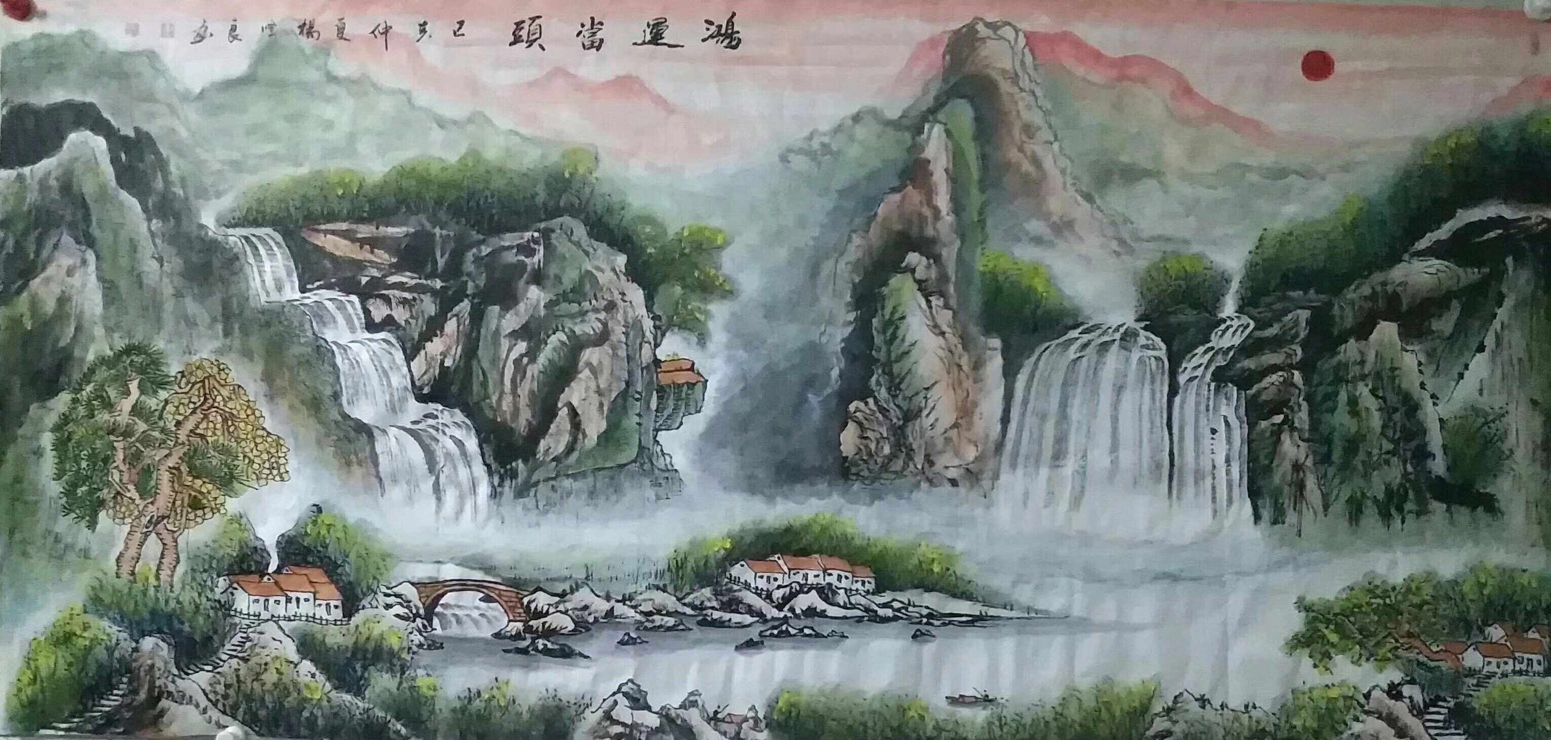 道法自然醉千山—专访河南省著名书画家杨修良_作品