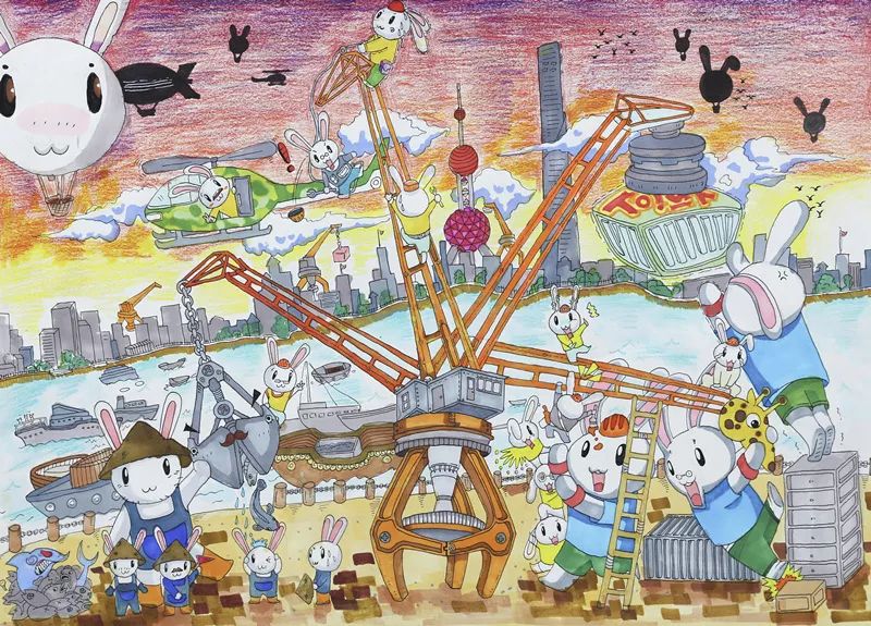 "童绘魅力水岸,畅想美好生活"2019少儿绘画作品征集活动入围作品揭晓