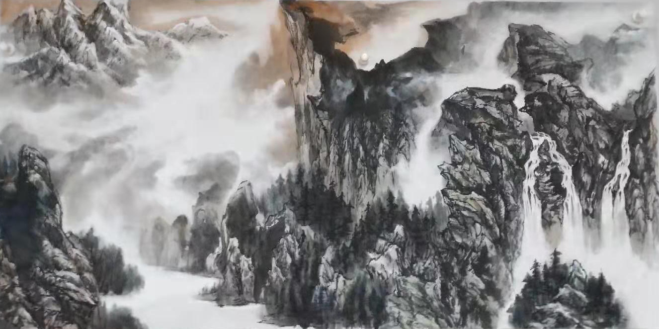 【中国山水画--油画】2019张洁作品欣赏