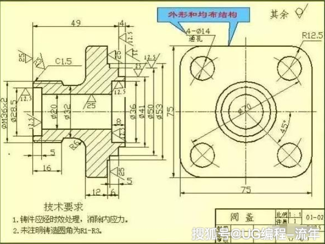 高手分类讲解各种复杂的机械零件图纸,如何标注尺寸才