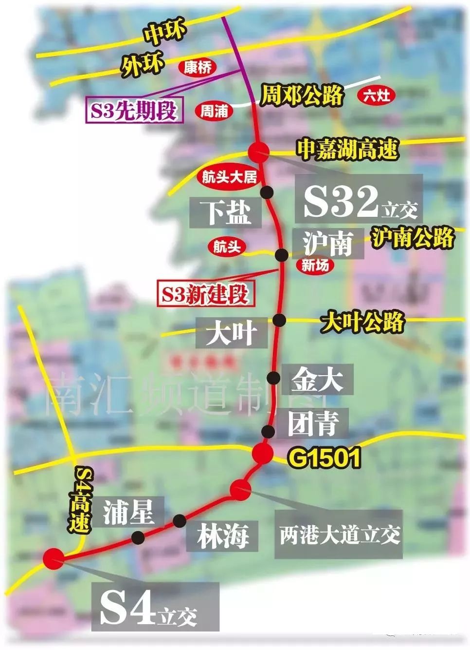 御桥附近这条公路建设新消息s3沪奉高速公路即将开工走向图公布