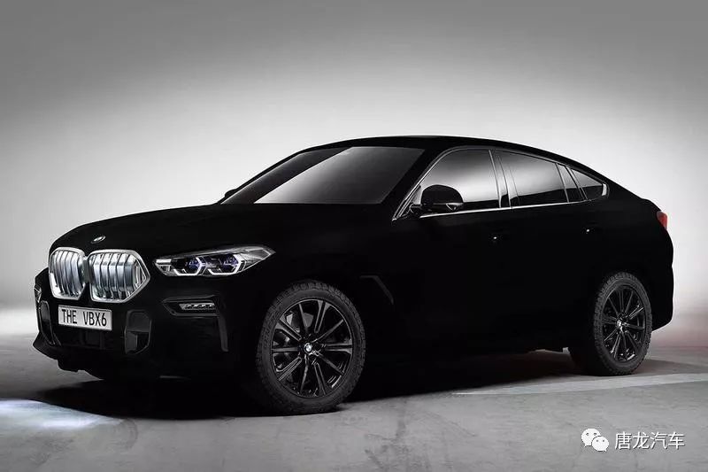 虚无之黑】BMW打造究极暗黑X6 Vantablack车