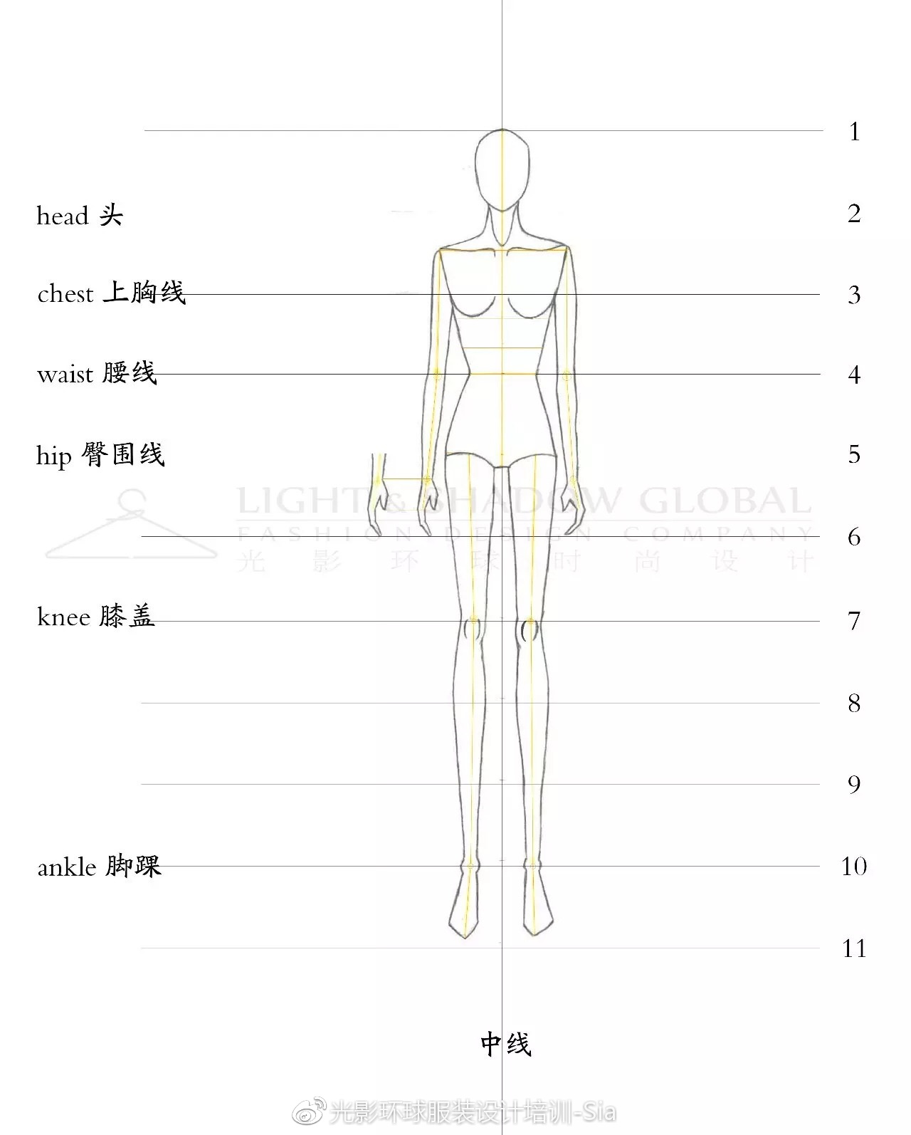 手绘教程经典服装设计女性人体手绘教程