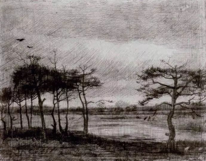 下乡写生|看懂大师素描风景作品,更好地画出自己的意境