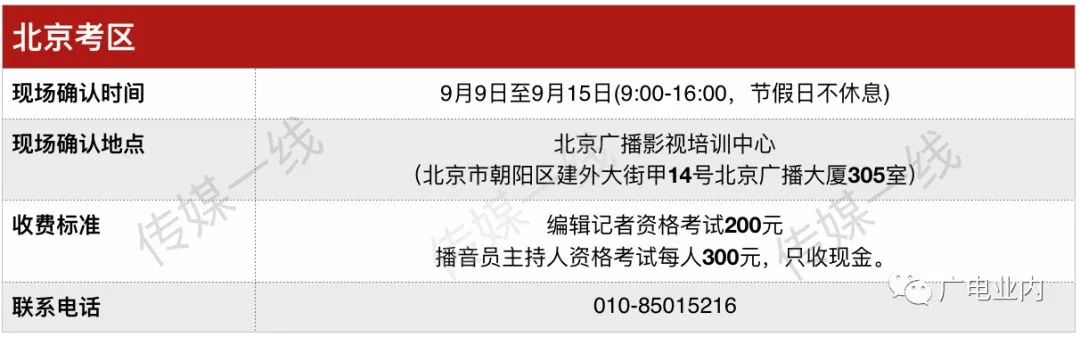 2019广播电视编辑记者播音员主持人资格考试时间表来了