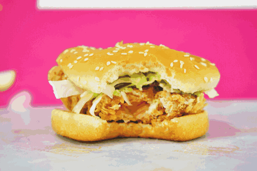 乐芝凡家还有鸡排堡,鳕鱼堡牛肉堡,伴鱼拌虾堡爆浆鸡腿汉堡……每一款