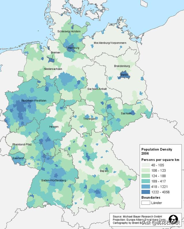 德国人口高_德国人口分布模式