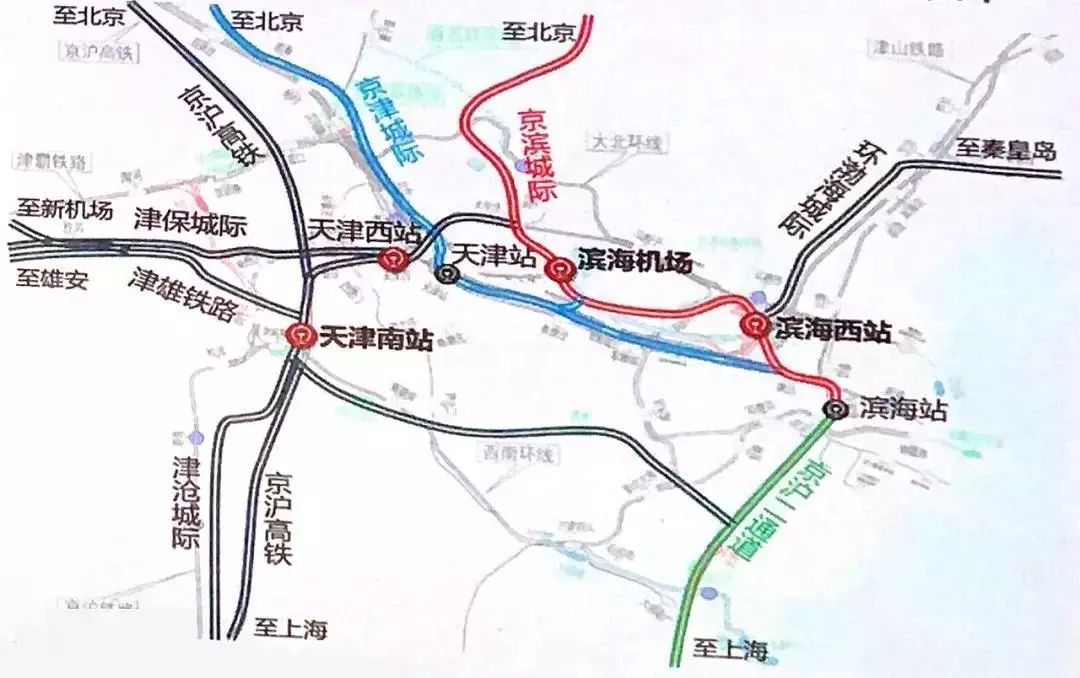 但津雄高铁要过滨海南站,现在已确定了.