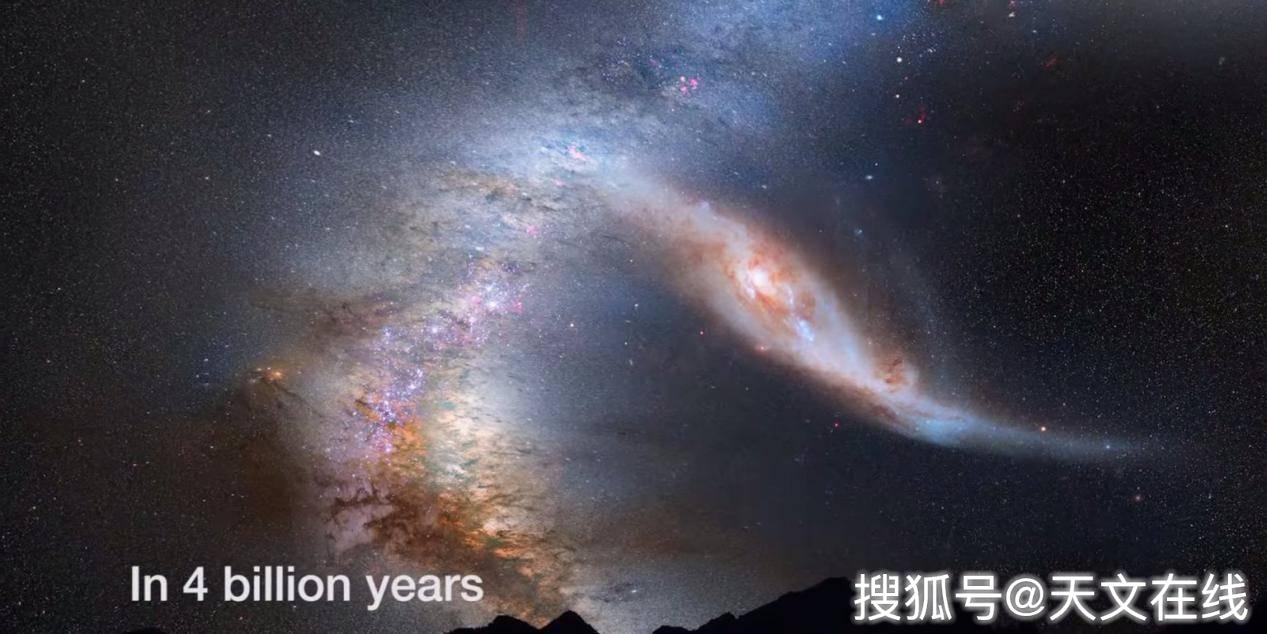 原创当银河系与仙女座星系相撞时地球会发生什么