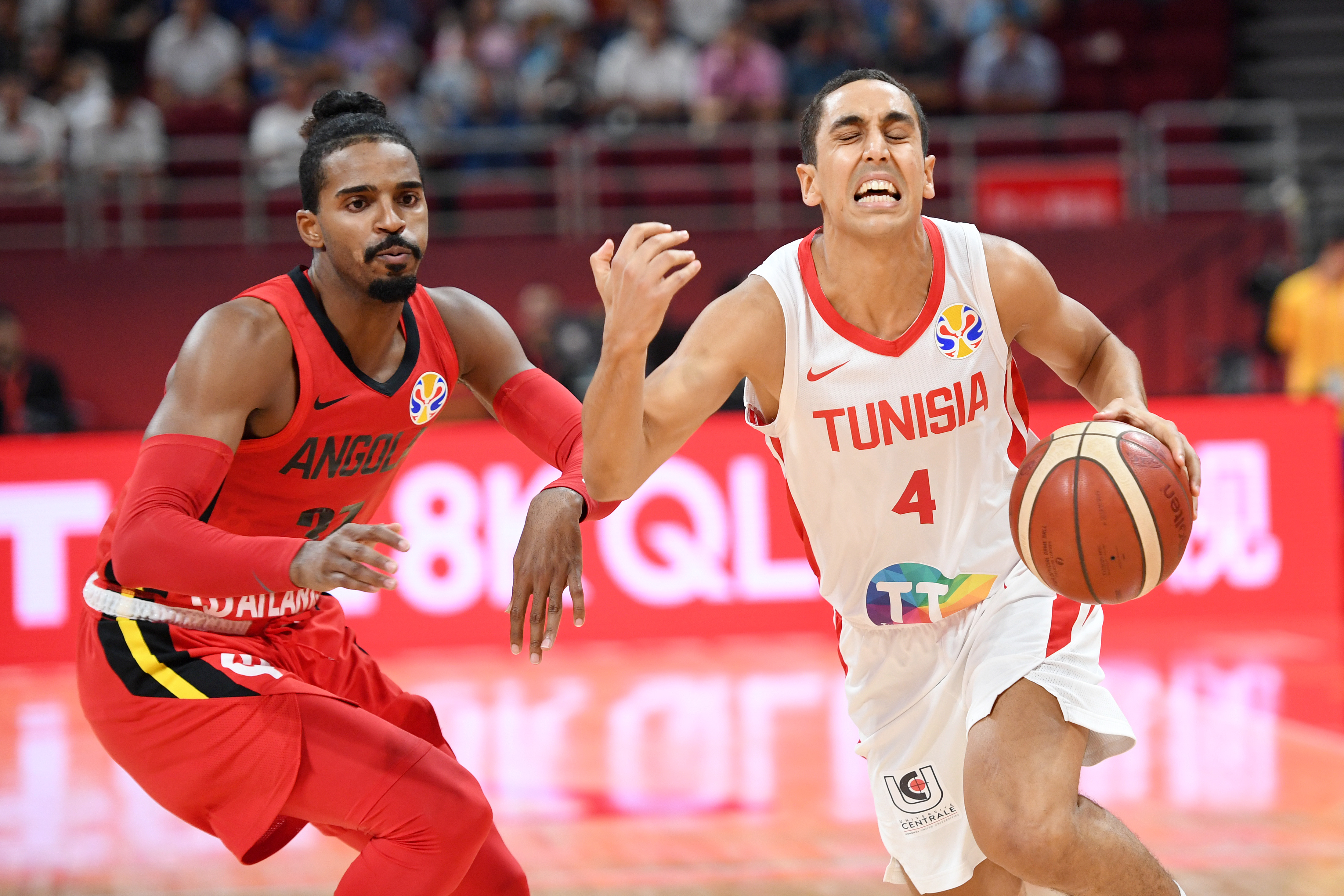 篮球——小组赛第二阶段：突尼斯队迎战安哥拉队