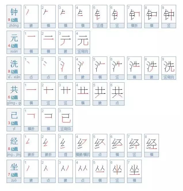 部编本教材生字笔顺 书法教学,孩子再也不写"拼凑字"了,收藏起来给