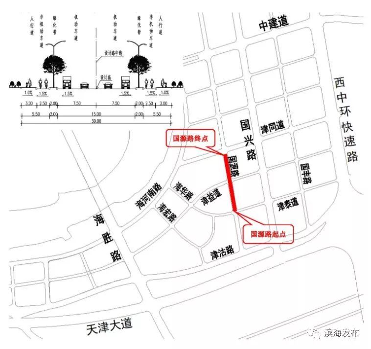 滨海新区这里将新建一批道路规划方案公示