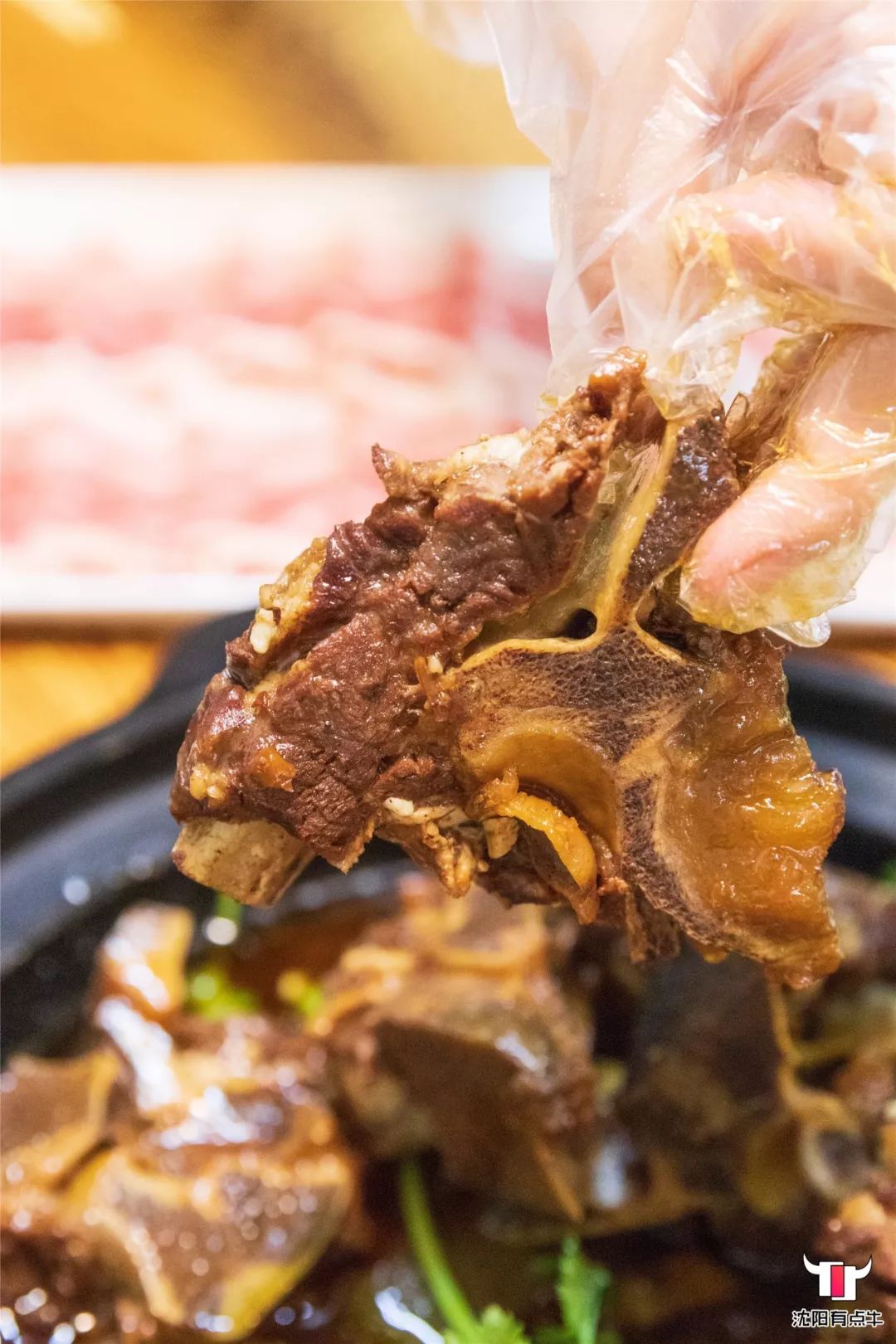 6折吃牛蝎子火锅四人餐!超多配菜 主食 小吃菜品!_骨头