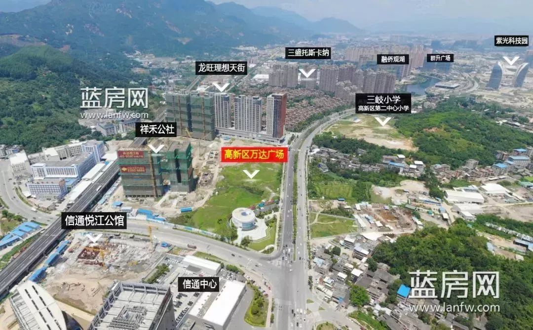 2座万达同时在建!未来,福州第4大商圈就在._广场