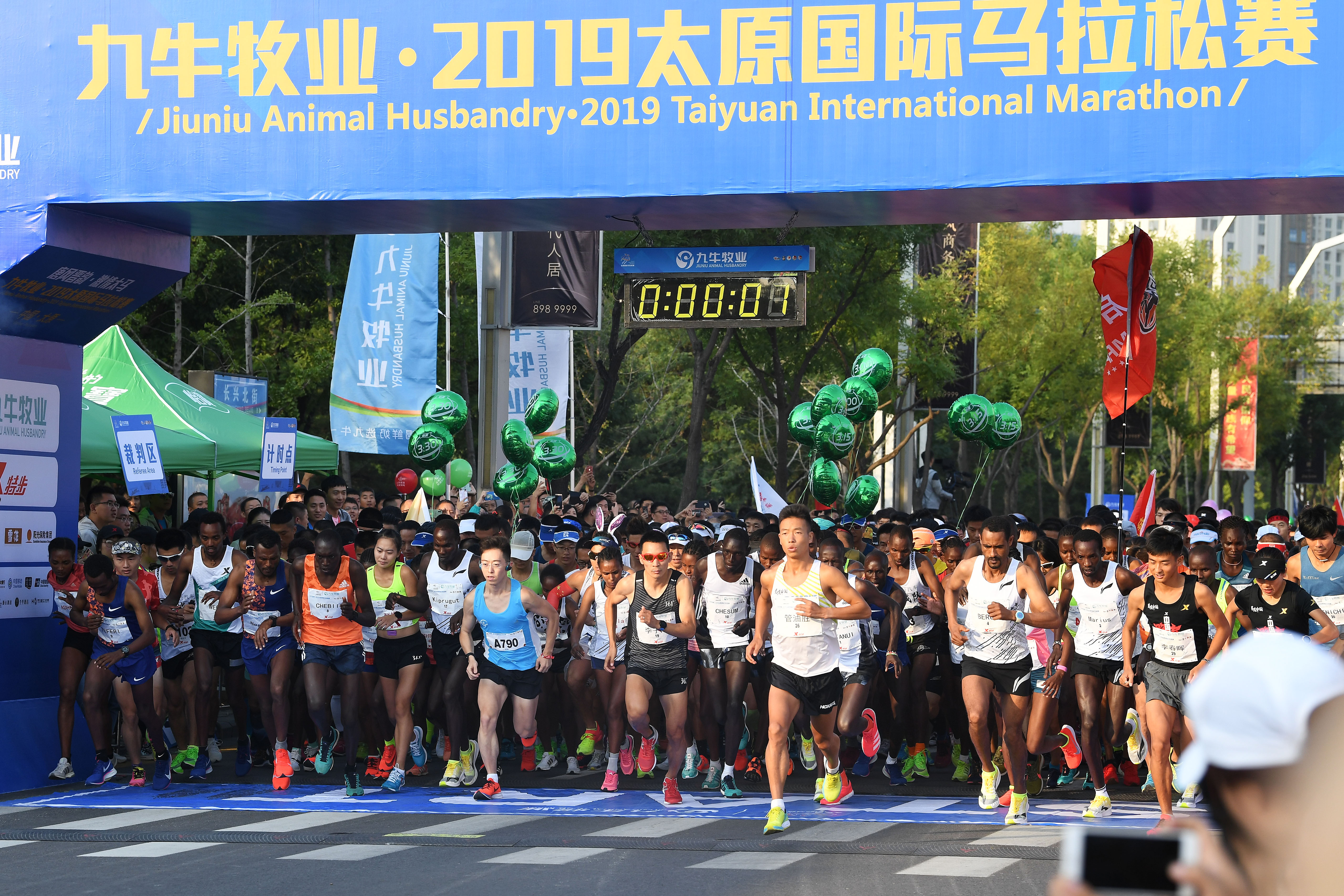 马拉松——2019太原国际马拉松赛开跑