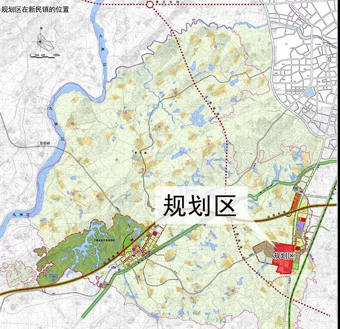 距离新民镇区约8公里,距离廉江市区约10公里,规划定位为新民镇东部